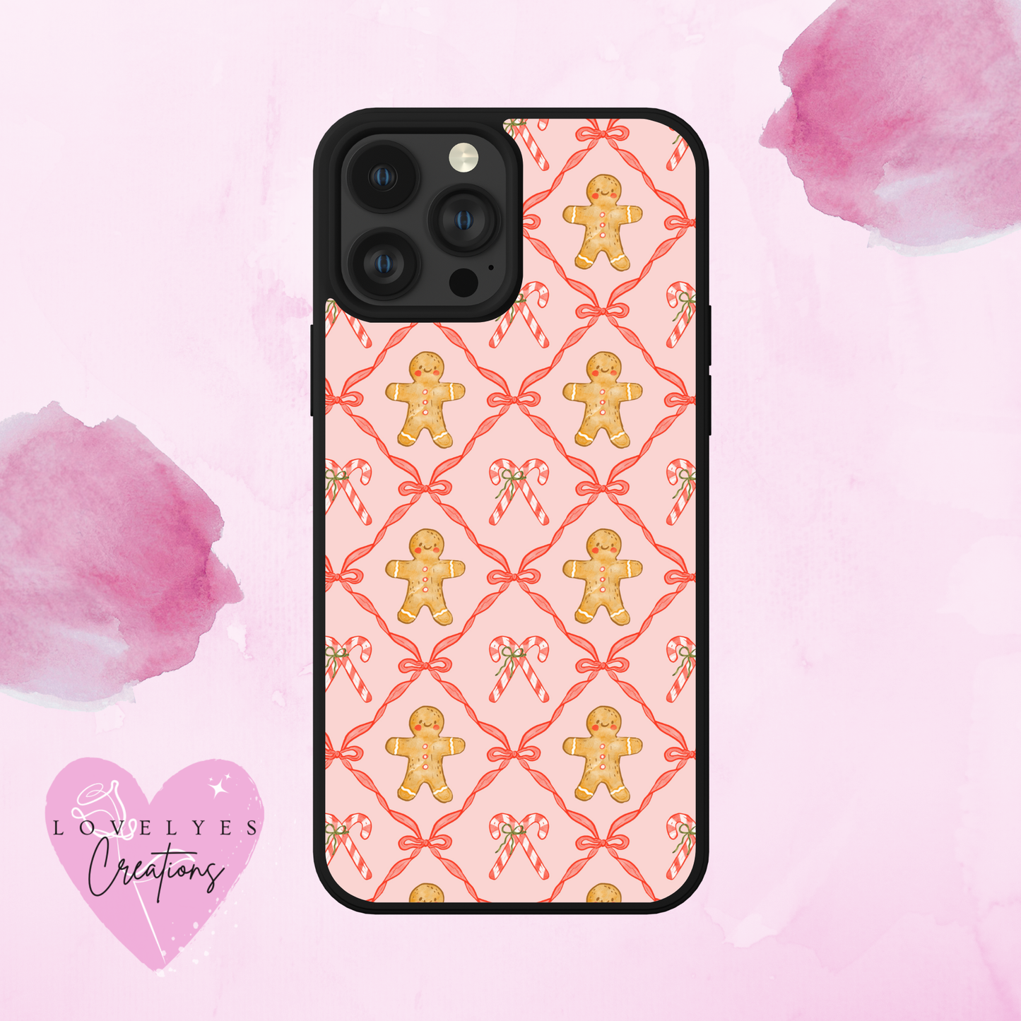 🍬 Gingerbread & Candy Cane Case
