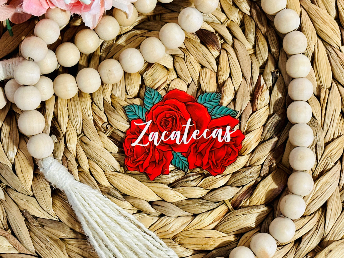 Mexican State Rose Stickers