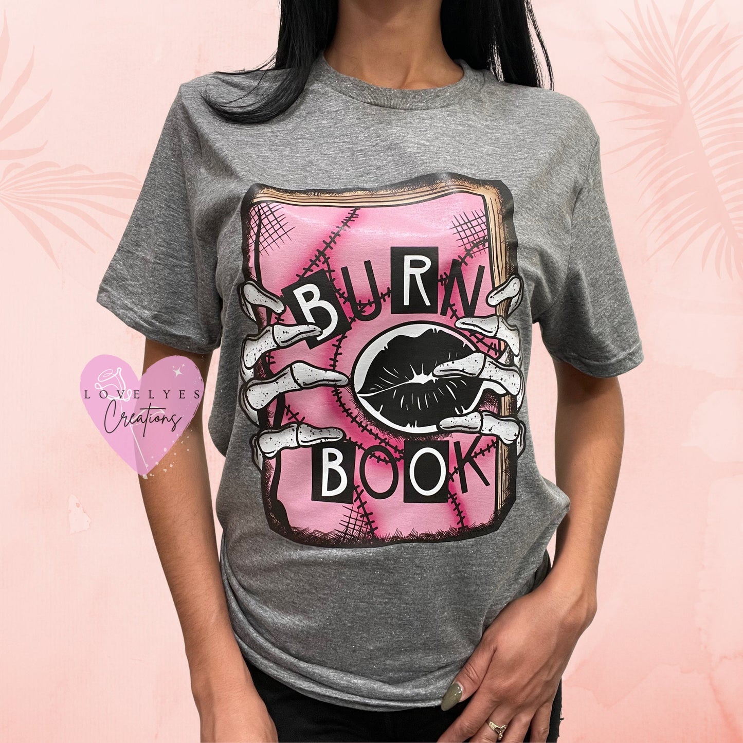 Spooky Burn Book Graphic Tshirt, Mean Girls Tee, Regina George, Cady Heron, Halloween Shirt, Pink Wednesdays, Lindsay Lohan, Rachel McAdams