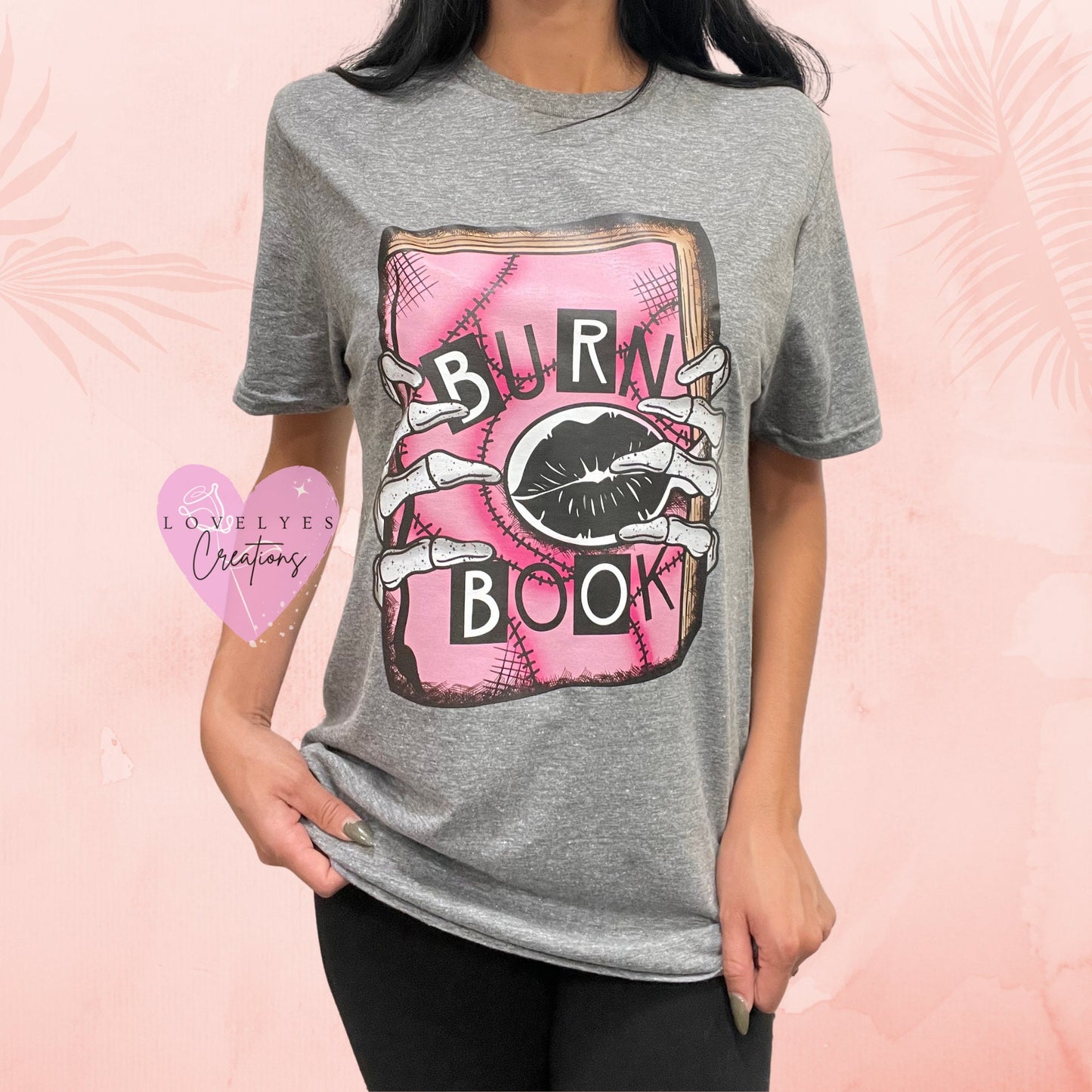 Spooky Burn Book Graphic Tshirt, Mean Girls Tee, Regina George, Cady Heron, Halloween Shirt, Pink Wednesdays, Lindsay Lohan, Rachel McAdams