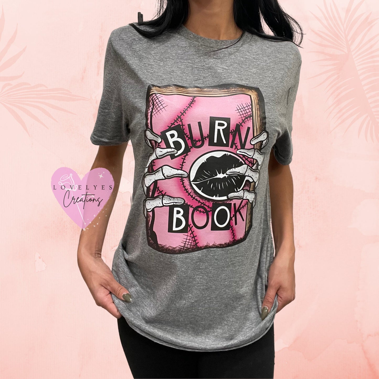 Spooky Burn Book Graphic Tshirt, Mean Girls Tee, Regina George, Cady Heron, Halloween Shirt, Pink Wednesdays, Lindsay Lohan, Rachel McAdams